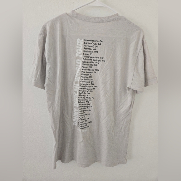 Virginity Rocks T Shirt Mens Size Large Beige Short Sleeve Tour 2022 Danny Dunca - Picture 2 of 7